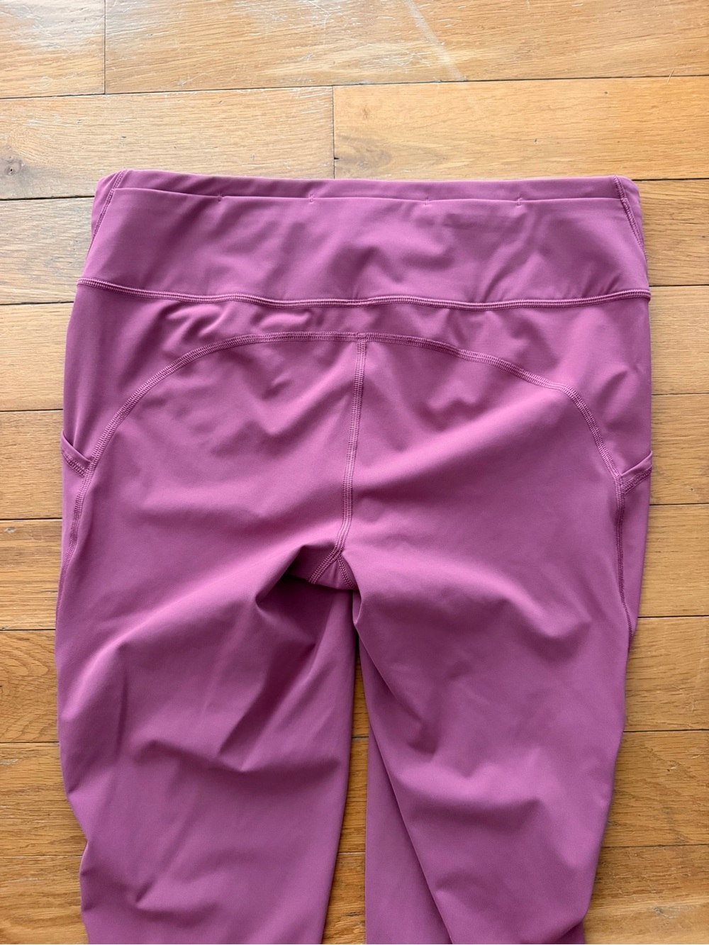 Lululemon Ready To Race Moss Rose Pink 21” Crop Leggings Size 12 - Picture 8 of 15
